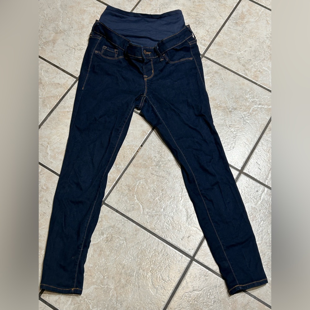 Jeans size 4 grey leggings S footless black tights OS